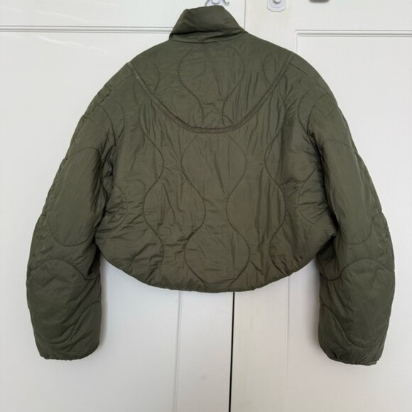 Lululemon Quilted Light Insulation Cropped JacketEther Green - Picture 3 of 10